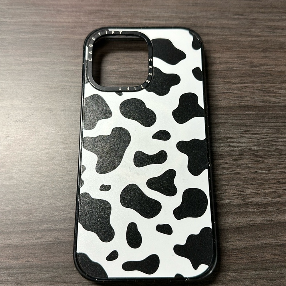 Cow Print Casetify MagSafe iPhone 14 Pro Max Case